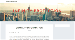 Desktop Screenshot of infinityprotection.com